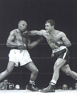 Rocky Marciano in the ring